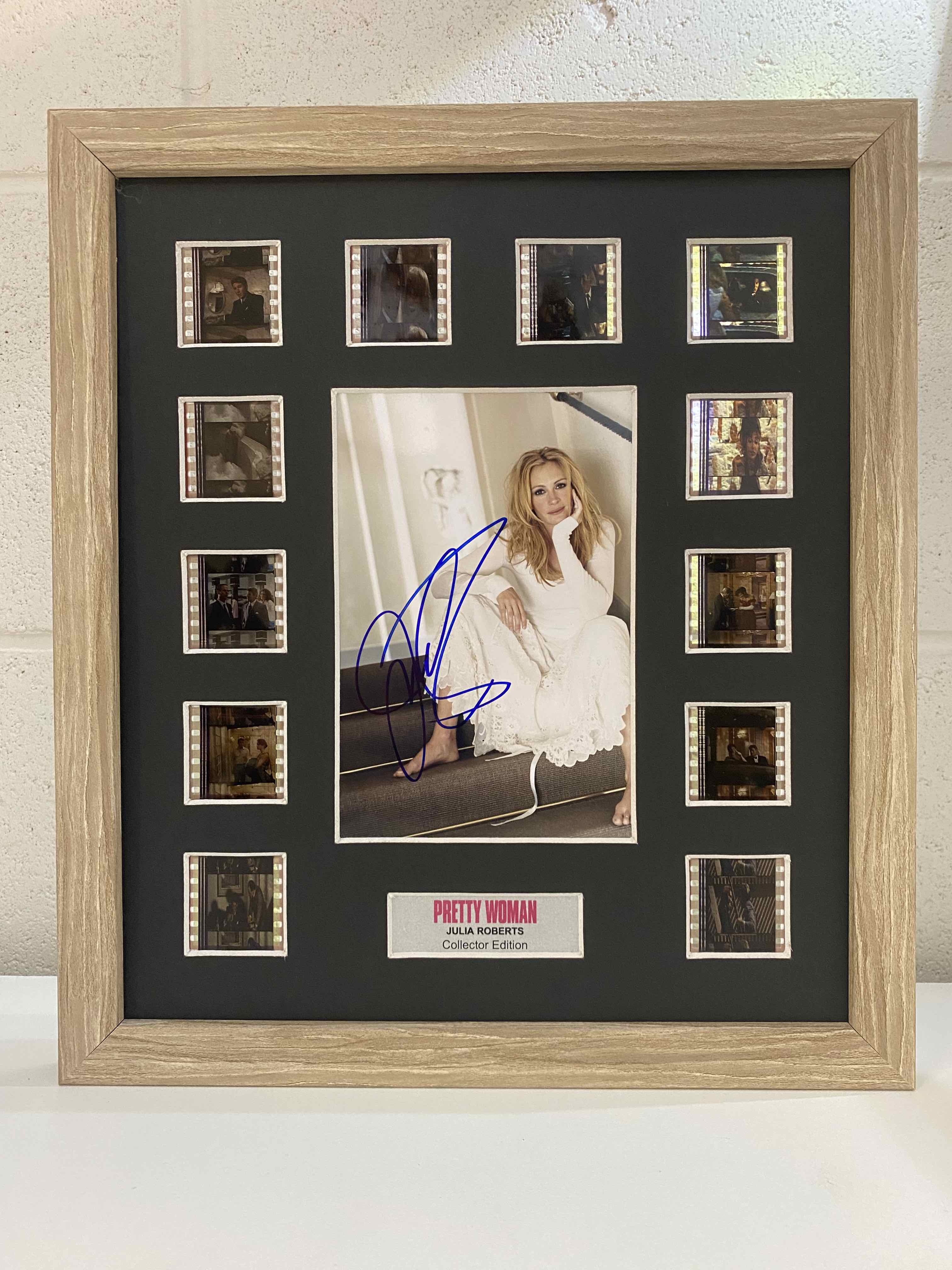 Pretty Woman | Julia Roberts Autographed 12 Cell Film Display