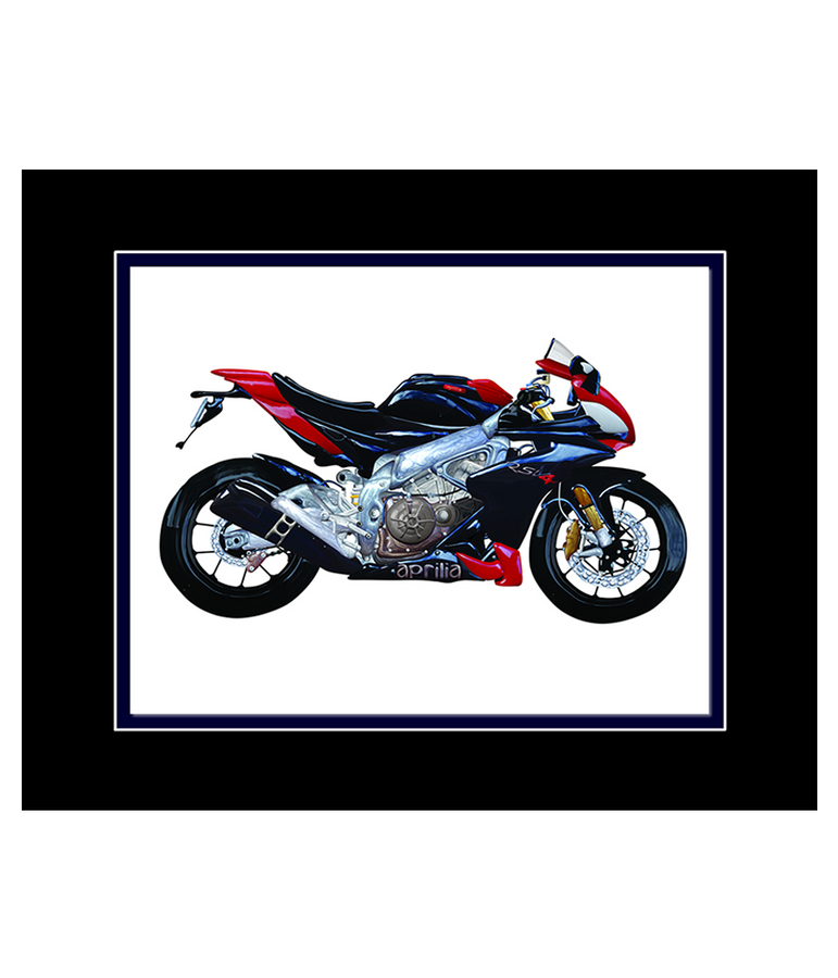 Aprilia RSV4 Modern Motorcycle | 8x10 Art Photo by Gav Barbey