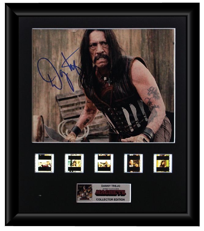 Machete (2010) - Autographed (Danny Trejo) Film Cell Display