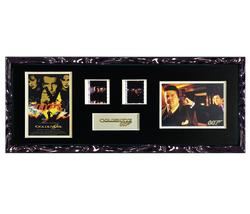 Golden Eye Trading Card & Film Cell Display | 2 Cell 2 Card Display