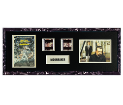 Moonraker Trading Card & Film Cell Display | 2 Cell 2 Card Display