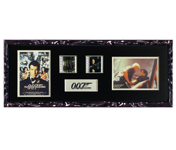 Tomorrow Never Dies Trading Card & Film Cell Display | 2 Cell 2 Card Display