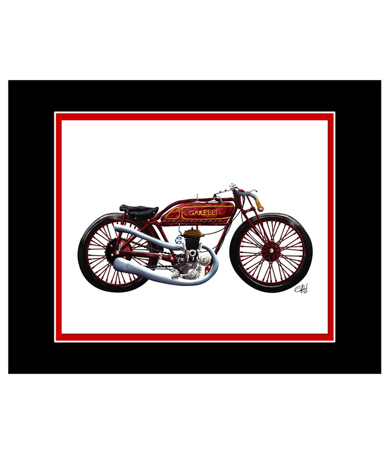 Garelli Classic Motorcycle | 8x10 Art Photo by Gav Barbey