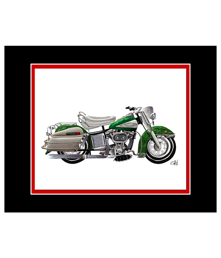 Harley Davidson Classic Motorcycle | 8x10 Art Photo by Gav Barbey