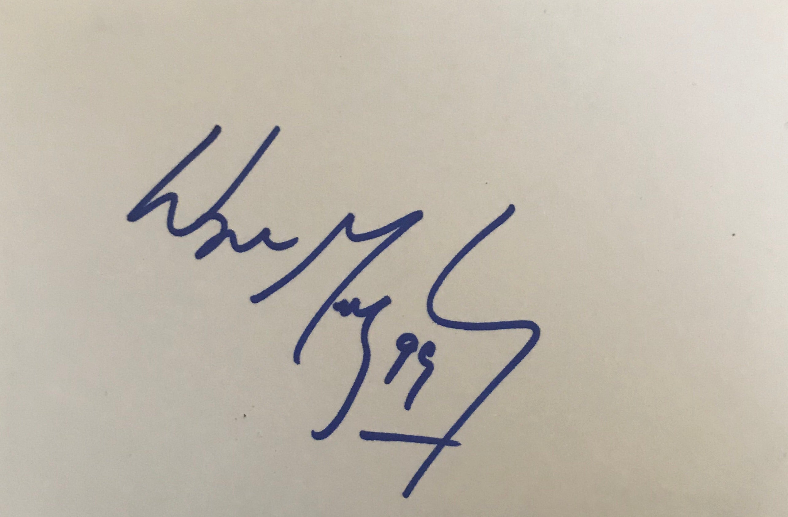 Wayne Gretzky - Ice Hockey - Legend - Coach - Autographed Card