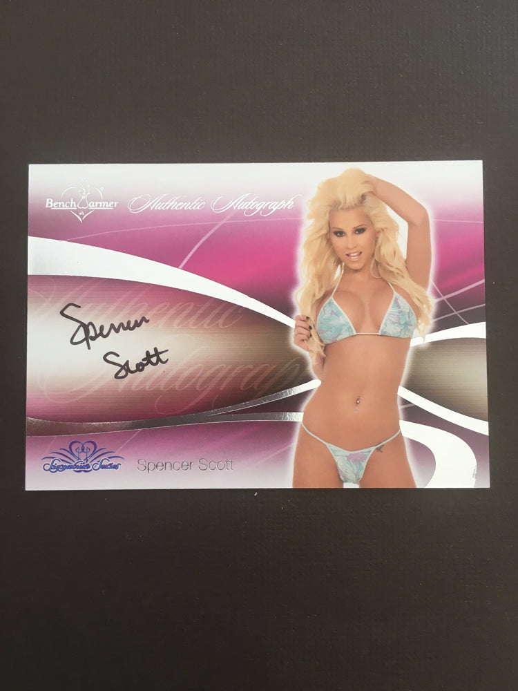 Spencer Scott - Autographed Benchwarmer Trading Card (1)