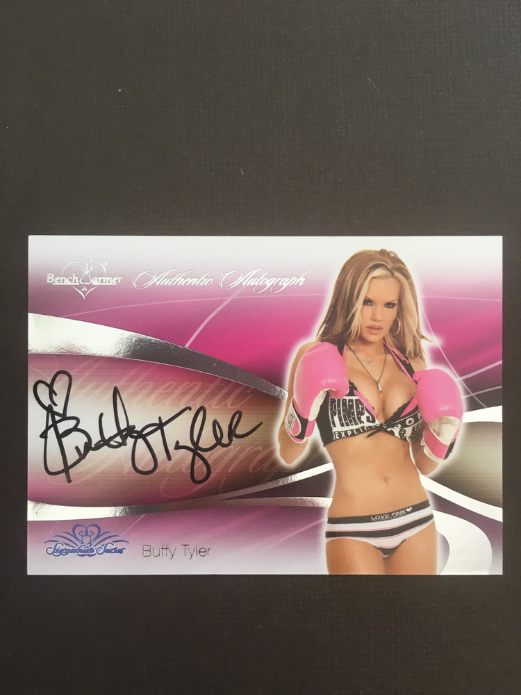 Buffy Tyler - Autographed Benchwarmer Trading Card (1)