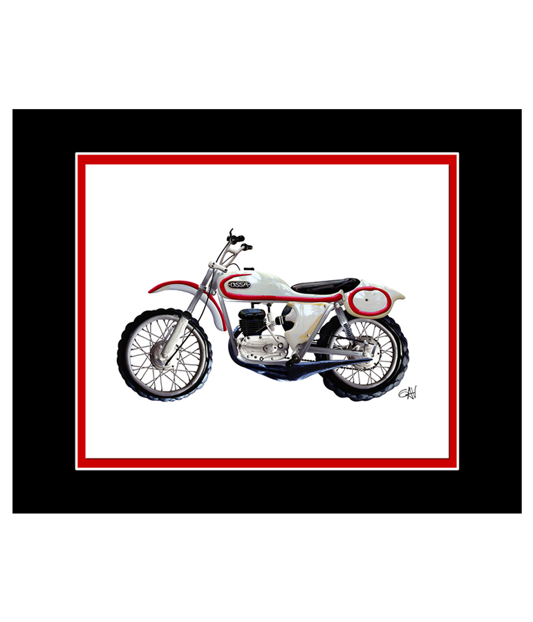 Ossa Classic Motorcycle | 8x10 Art Photo by Gav Barbey