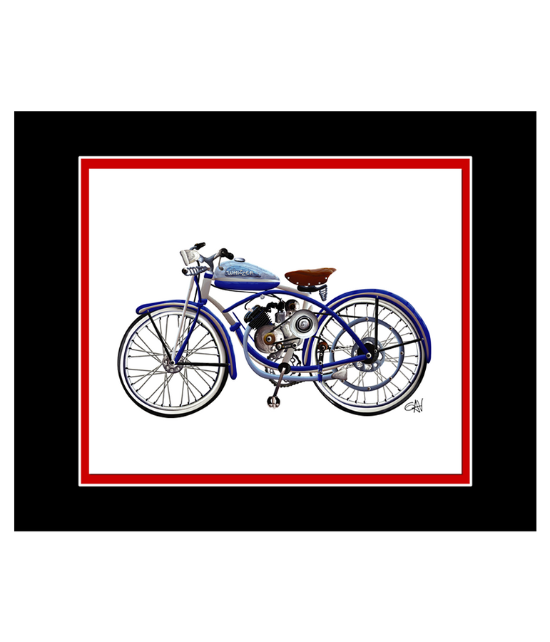 Whizzer Classic Motorcycle | 8x10 Art Photo by Gav Barbey