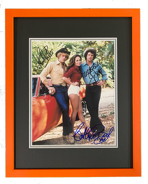 Dukes of Hazzard Cast | Autographed 8x10 Photo | Framed