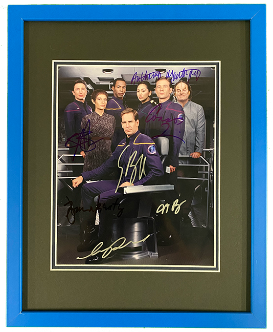 Star Trek Enterprise Cast | Autographed 8x10 Photo | Framed