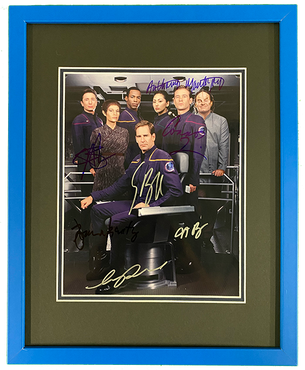 Star Trek Enterprise Cast | Autographed 8x10 Photo | Framed