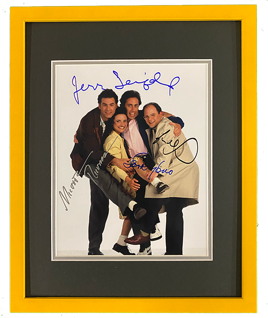 Seinfeld Cast | Autographed 8x10 Photo | Framed