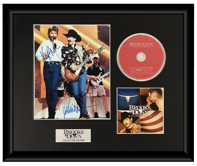 Brooks & Dunn | Autographed Music CD Display
