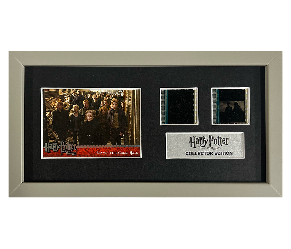 Harry Potter & Deathly Hallows Pt2 |  2 Cell with Original Trading Card Display
