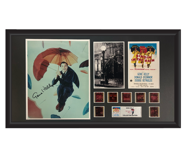 Singin' in the Rain (1952) | Gene Kelly | Autographed Film Cell Display | Free Shipping