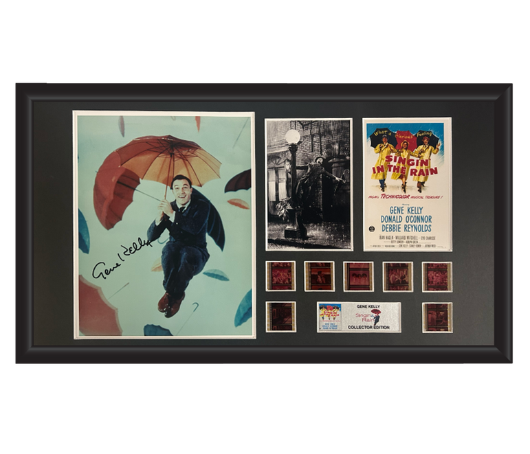 Singin' in the Rain (1952) | Gene Kelly | Autographed Film Cell Display | Free Shipping