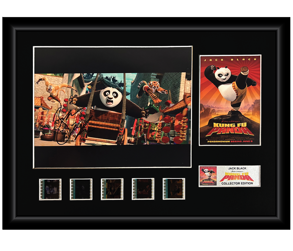 Kung Fu Panda (2008) | Jack Black | Autographed Film Cell Display