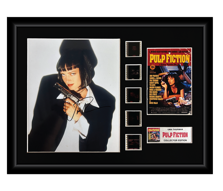 Pulp Fiction (1994) | Uma Thurman | Autographed Film Cell Display
