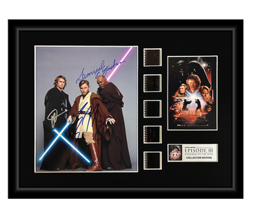 Revenge of the Sith (2005) | Cast x3 | Autographed Film Cell Display