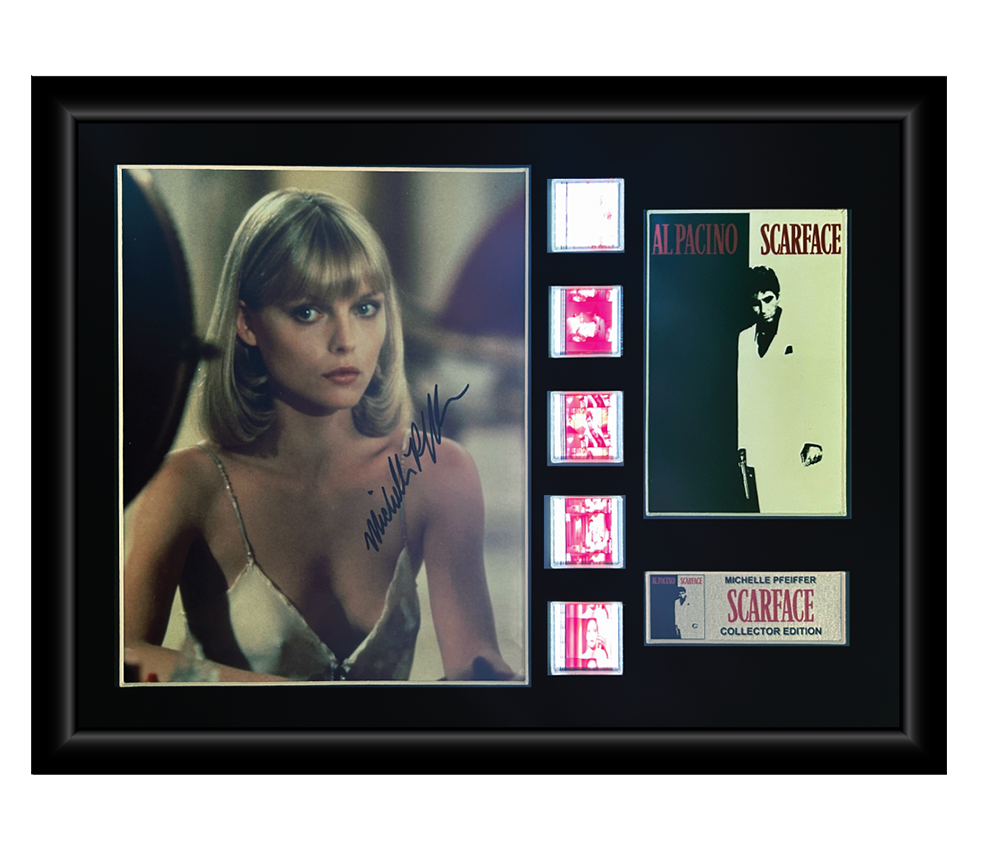 Scarface (1983) | Michelle Pfeiffer | Autographed Film Cell Display
