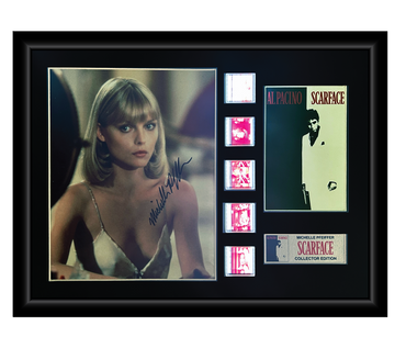 Scarface (1983) | Michelle Pfeiffer | Autographed Film Cell Display