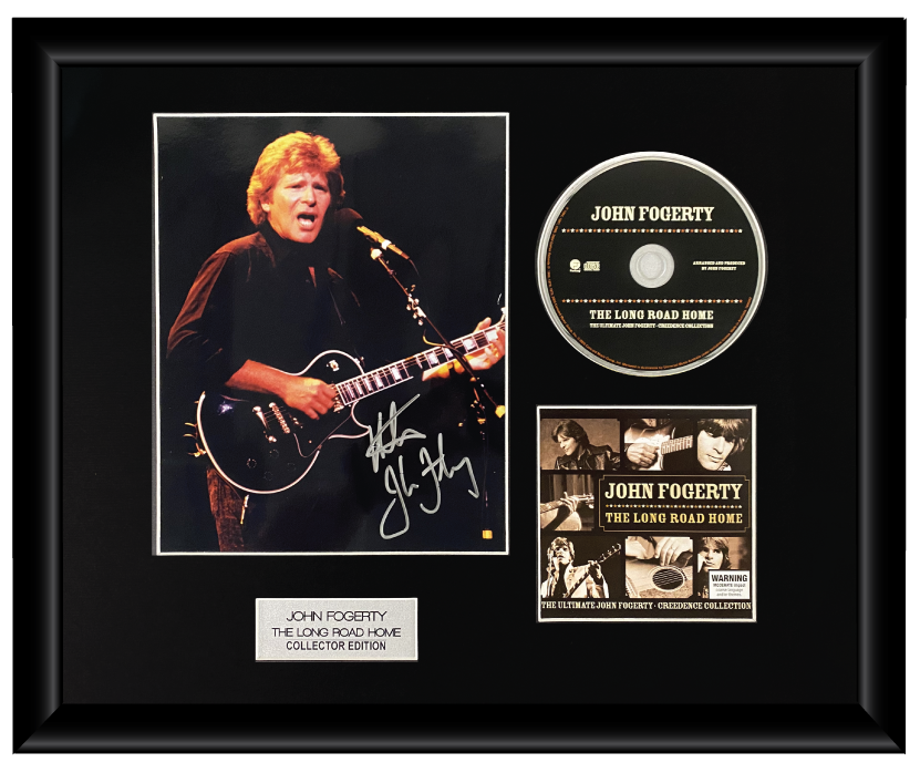 John Fogerty Autographed Music CD Display Greenlight Exclusive