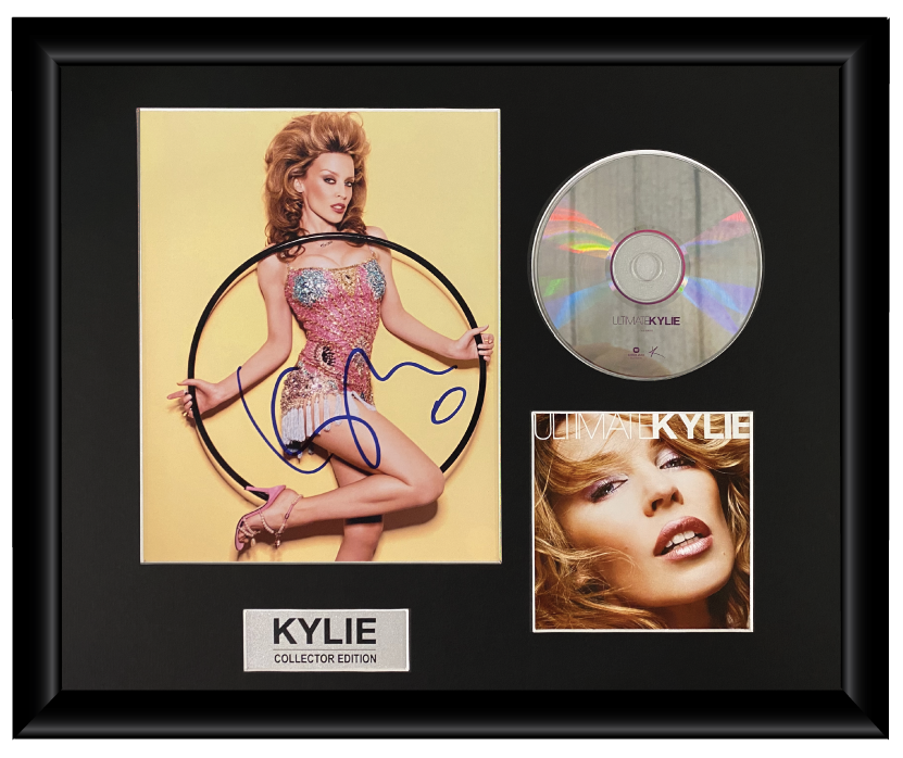 Kylie Minogue | Autographed Music CD Display