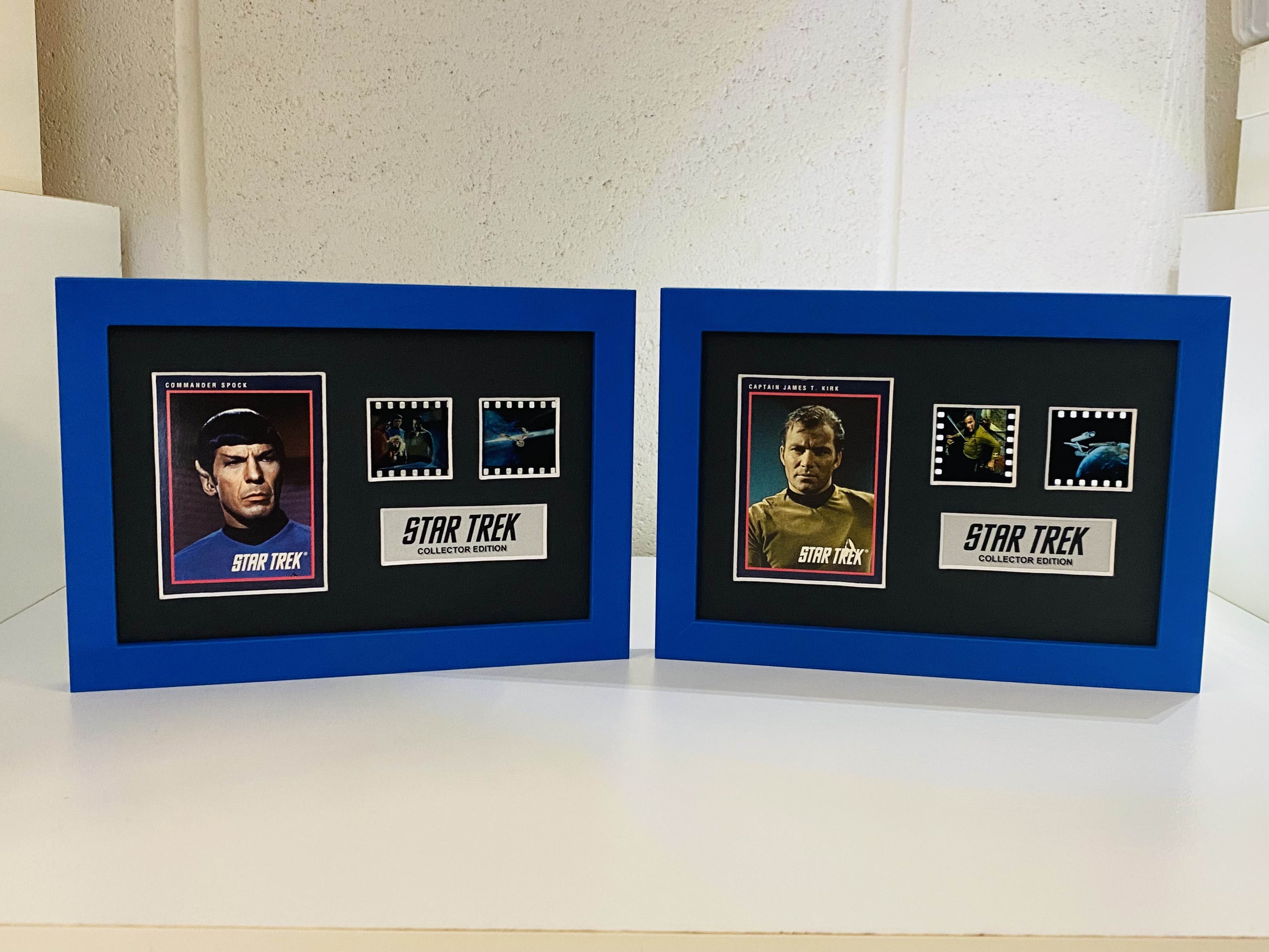 Star Trek Original Series | TradeCell Display | Kirk/Spock Set of 2