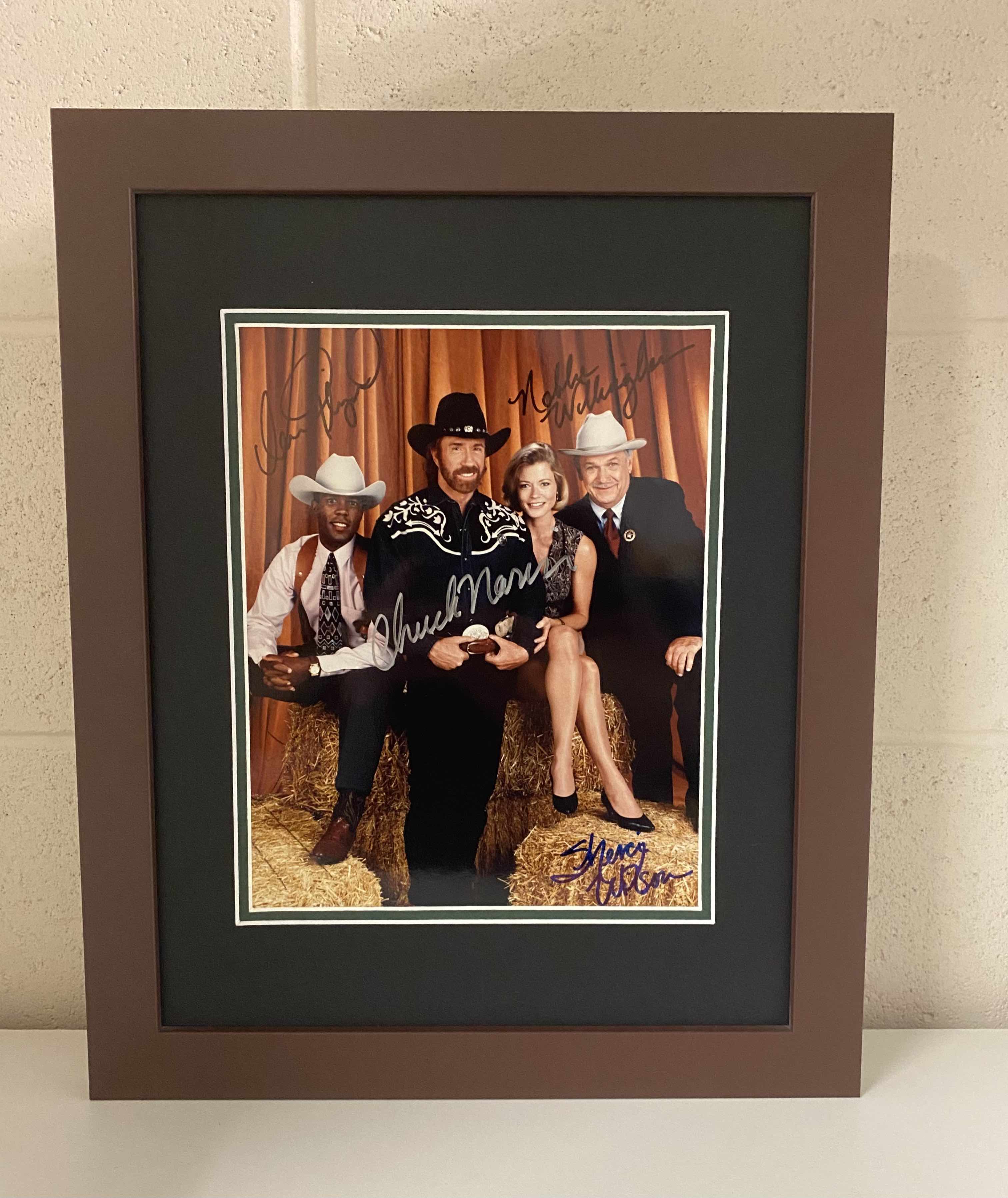 Walker Texas Ranger | Autographed 8x10 Photo | Framed