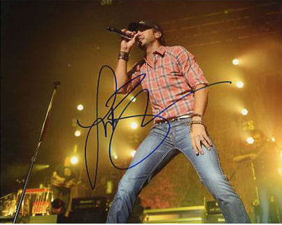 Luke Bryan Autographed CD Music Display