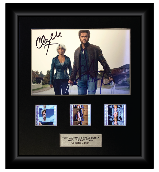 X Men Last Stand - 3 Cell Autographed Display