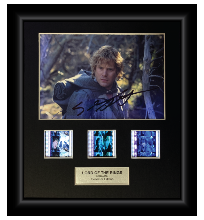 Lord of the Rings - 3 Cell Autographed Display