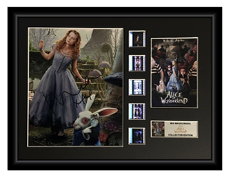 Alice in Wonderland (2010) - Autographed Film Display