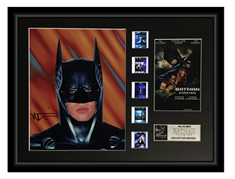 Batman Forever (1995) - Autographed Val Kilmer Film Cell Display