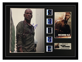 Live Free or Die Hard (2007) - Autographed Film Display