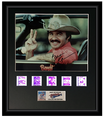 Smokey and the Bandit (1980) - Autographed Film Cell Display