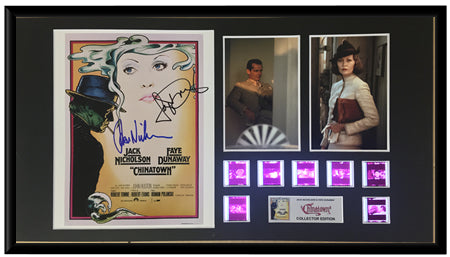 Chinatown (1974) - Autographed Film Cell Display (Jack Nicholson & Faye Dunaway)