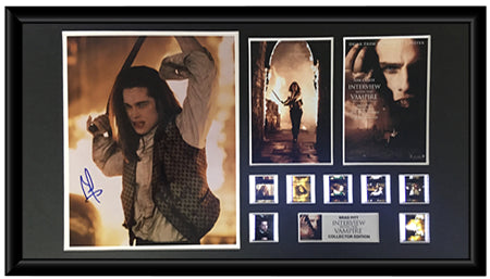 Interview with the Vampire (1994) - Autographed Brad Pitt Film Cell Display