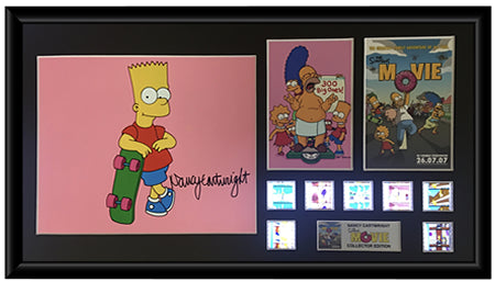 Simpsons Movie, The (2007) - Autographed Nancy Cartwright Film Cell Display