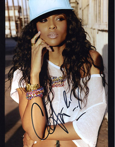 Ciara Autographed CD Music Display