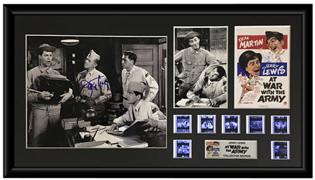 At War with the Army (1950) | Autographed Film Display | Free Shipping