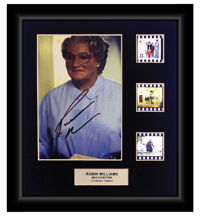 Mrs Doubtfire (1993) - 3 Cell Autographed Display