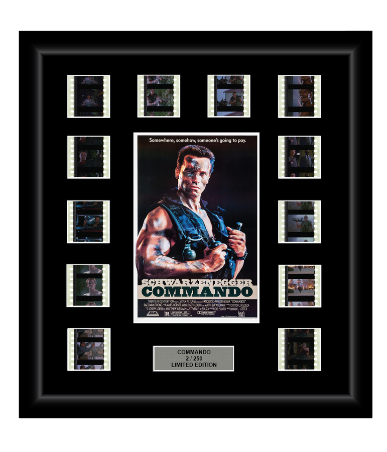 Commando (1985) - 12 Cell Film Display