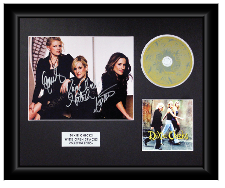 Dixie Chicks Autographed Music CD Display