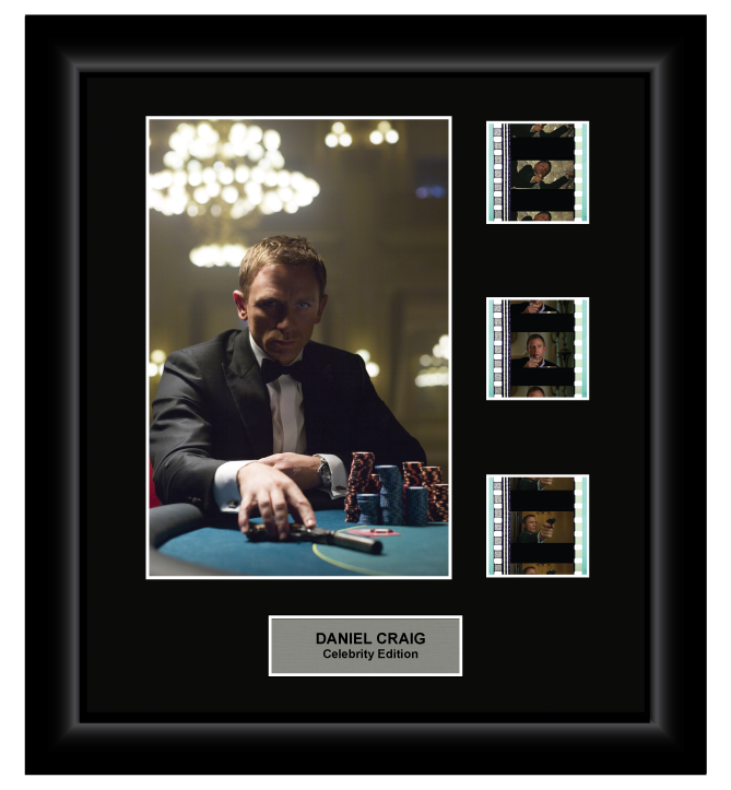 Daniel Craig (James Bond) - 3 Cell Display - ONLY 1 AT THIS PRICE!