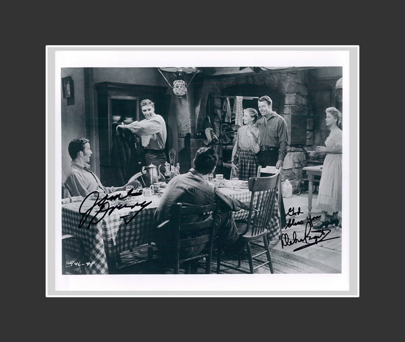 Debra Paget & James Drury Autograph | Love Me Tender (1956)