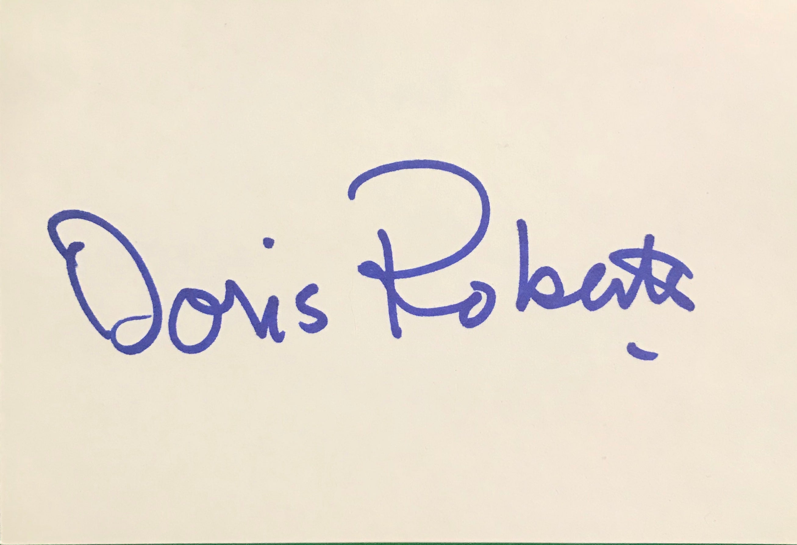 Doris Roberts - Everyone Loves Raymond Autographed Card