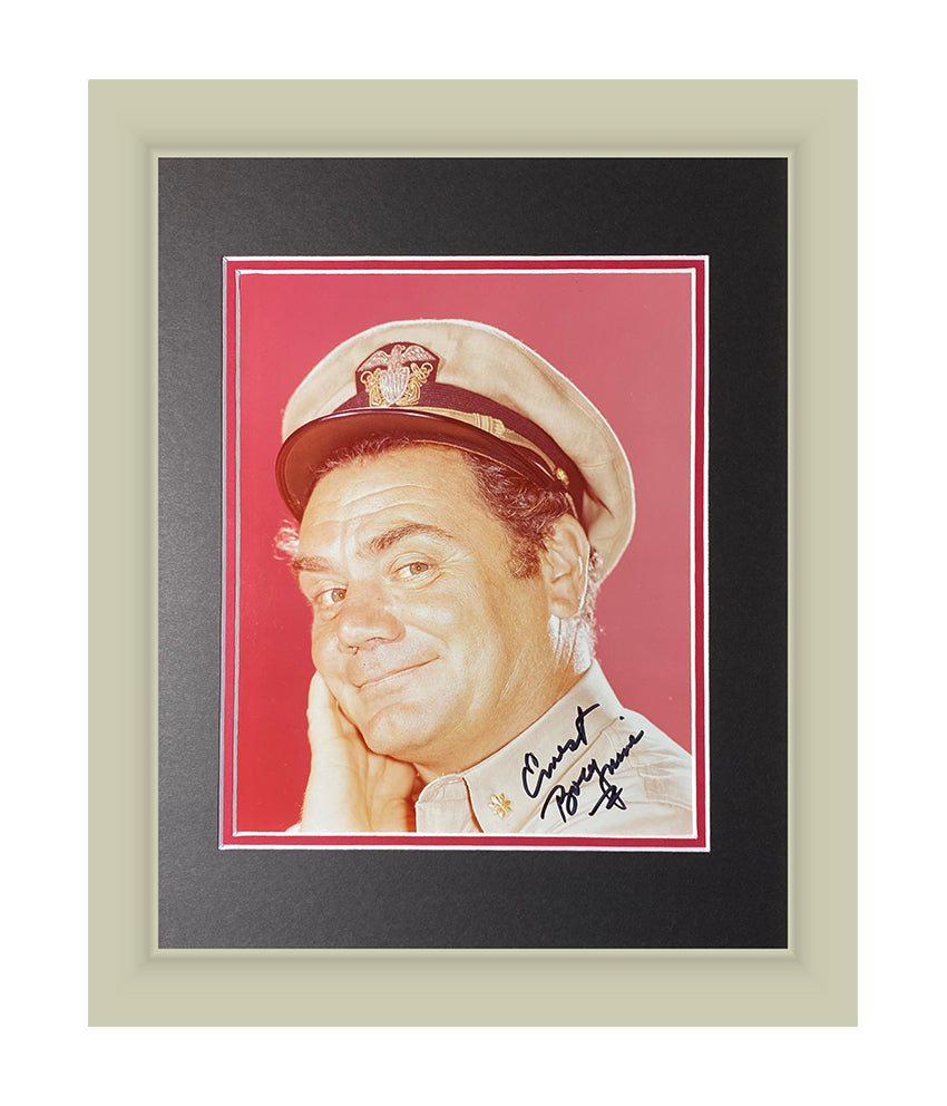 Ernest Borgnine | McHale's Navy (1962 - 1966) | Autographed Framed 8x10 Photo