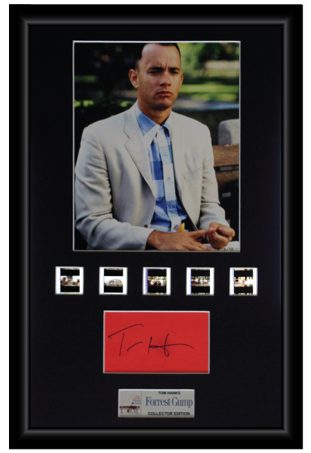 Tom Hanks - Forrest Gump (1994) Autographed Film Cell Display (2)